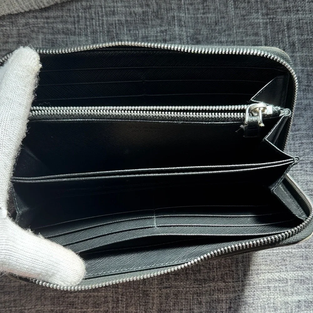 Prada Black Leather Wallet